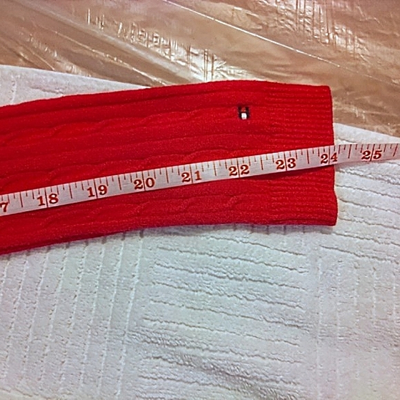 Long sleeves, V-Neck, 100% cotton, fusia pink, cablenit. - Picture 7 of 7